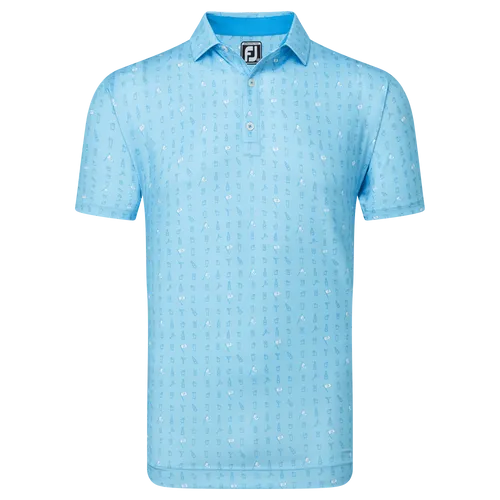 FootJoy The 19th Hole Self Collar Golf Polo Shirt