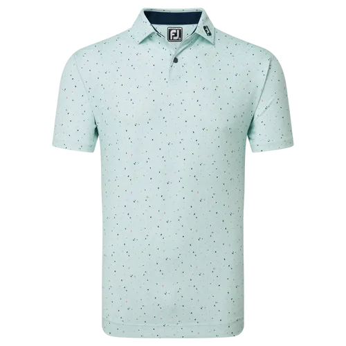 FootJoy Tweed Texture Self Collar Golf Polo Shirt