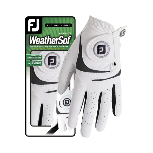 Footjoy WeatherSof Women's Golf Gloves White S