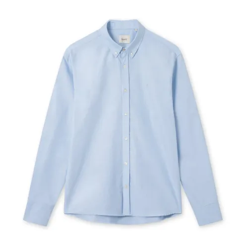 Forét , Classic Oxford Shirt - Timeless Style and Comfort ,Blue male, Sizes:
