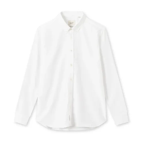 Forét , Classic Oxford Shirt - Timeless Style and Comfort ,White male, Sizes: