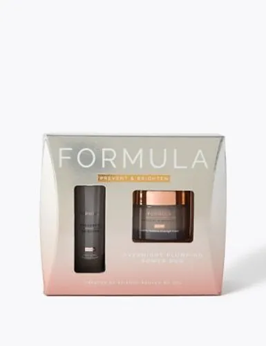 Formula Womens Prevent & Brighten Overnight Plumping Power Duo - Save 30%