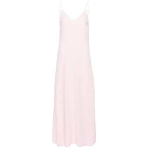 Forte Forte , Contemporary Sabl` Slip Dress ,Pink female, Sizes: