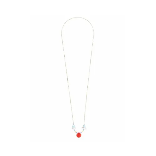 Forte Forte , Necklace with beads ,Red female, Sizes: ONE SIZE