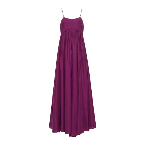 Forte Forte , Ruby Dress Elegant Evening Wear ,Purple female, Sizes: