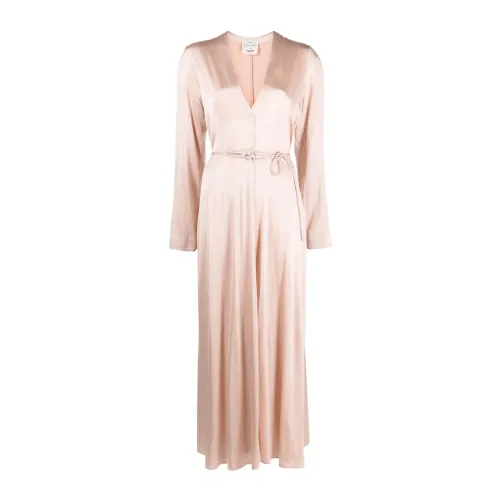 Forte Forte , Silk Nude Dress ,Pink female, Sizes:
