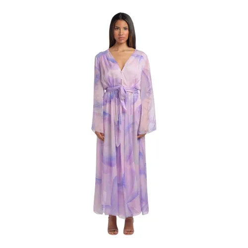 Forte Forte , Wrap Dresses ,Purple female, Sizes: