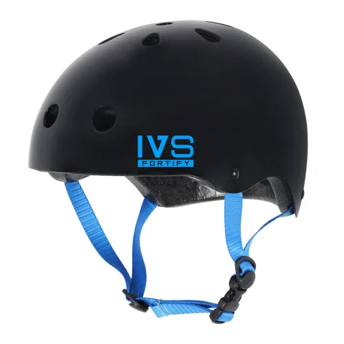 Fortify Helmet - Gloss Black/blue - Large
