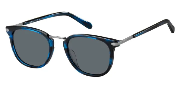 Fossil FOS 2099/G/S 38I/IR Men's Sunglasses Blue Size 51