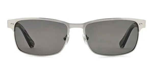 Fossil FOS 3000/P/S Polarized 6LB/M9 Men's Sunglasses Silver Size 57