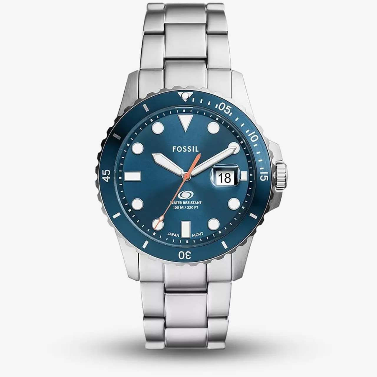 Fossil FOSSIL Blue Dive Stainless Steel Watch FS6050