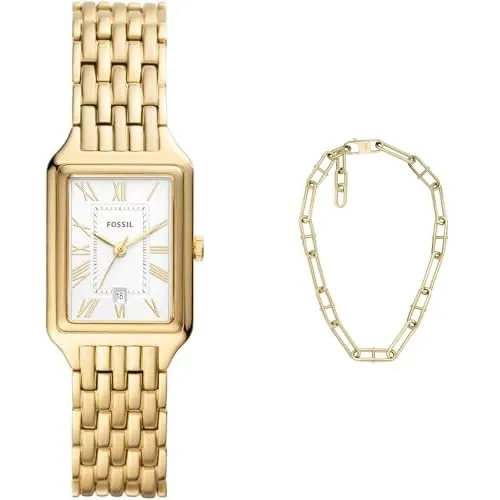Fossil Women's Raquel Watch and Heritage Necklace