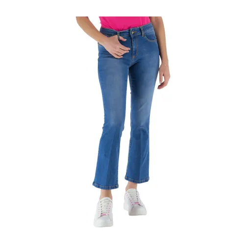 Fracomina , Cropped Jeans ,Blue female, Sizes: