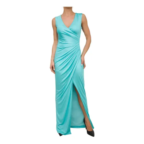 Fracomina , Maxi Dresses ,Blue female, Sizes: