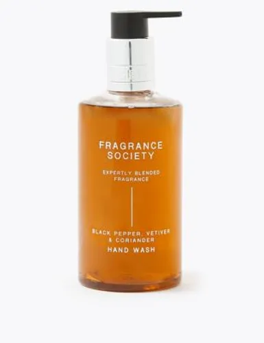 Fragrance Society Mens Black Pepper, Vetiver & Coriander Hand Wash 265ml