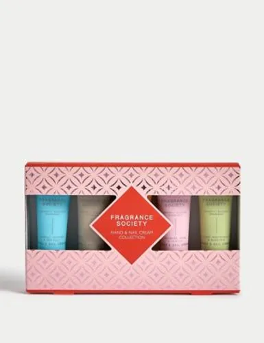 Fragrance Society Womens Mens Hand and Nail Cream Gift Set