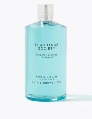 Fragrance Society Womens Neroli, Jasmine & Sea Salt Shower Gel 500ml