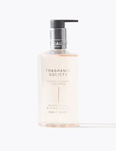 Fragrance Society Womens Poppy, Peony & Pearl Barley Hand Wash 265ml