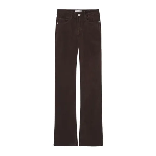 Frame , Brown Corduroy Pants ,Brown female, Sizes: