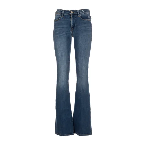 Frame , High Flare Denim Jeans ,Blue female, Sizes: