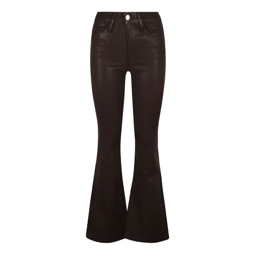Frame , High Flare Jeans ,Brown female, Sizes:
