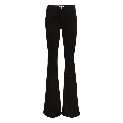 Frame , Jeans the High Flare Jean Film Black ,Black female, Sizes: