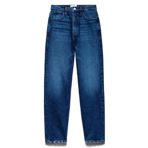 FRAME Le High N' Tight Straight Jeans - Blue