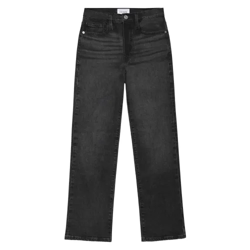 Frame , LE Jane Ankle Jeans ,Black female, Sizes:
