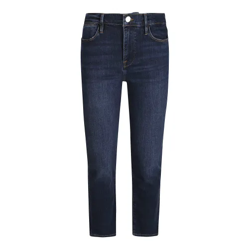 Frame , Majesty High Straight Jeans ,Blue female, Sizes: