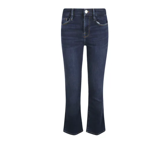 Frame , Mini Boot Jeans ,Blue female, Sizes: