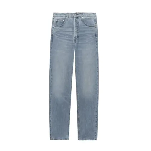 Frame , Modern Straight-Leg Jeans ,Blue male, Sizes: