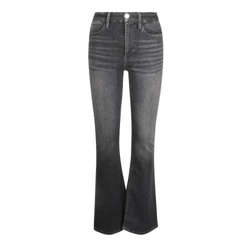 Frame , Super High Flare Jeans ,Gray female, Sizes:
