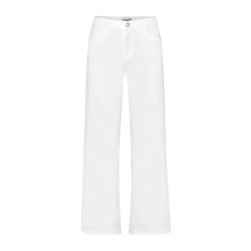 Frame , White Denim Jeans ,White female, Sizes: