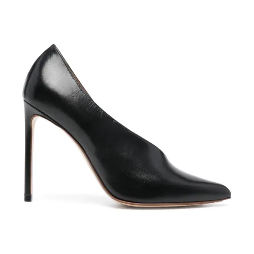 Francesco Russo , Black Shoes for Men and Women ,Black female, Sizes: