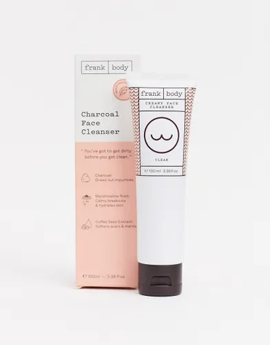 Frank Body Charcoal Face Cleanser 100ml-Clear
