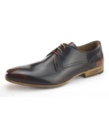 Frank James Shoreditch Leather Brown Mens Lace Up Derby Shoes