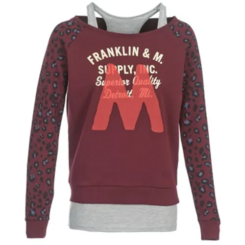 Franklin & Marshall  MANTECO  women's Sweatshirt in Red