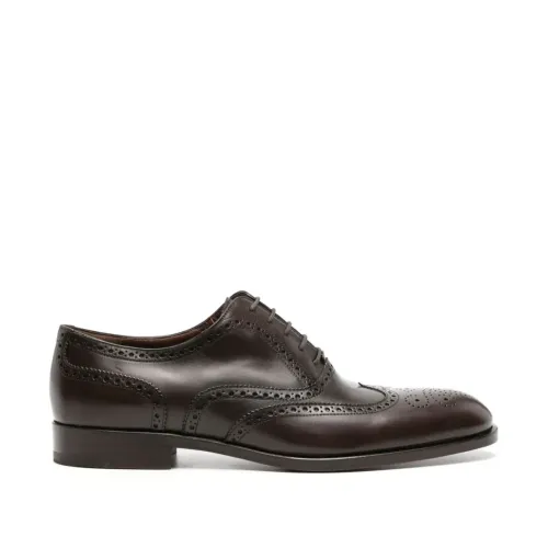 Fratelli Rossetti , Leather Brogues Dress Shoes ,Brown male, Sizes: