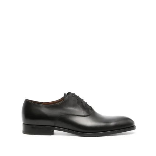 Fratelli Rossetti , Leather Oxford Dress Shoes ,Black male, Sizes: