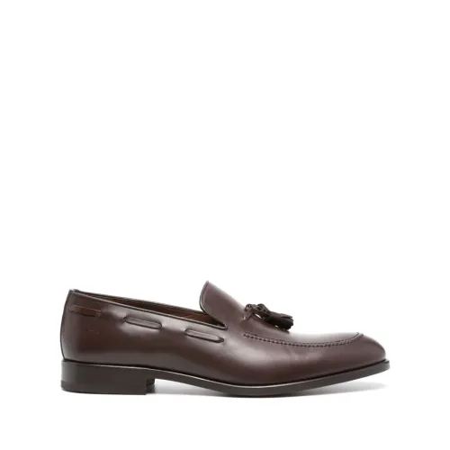 Fratelli Rossetti , Leather Tassel Loafers ,Brown male, Sizes: