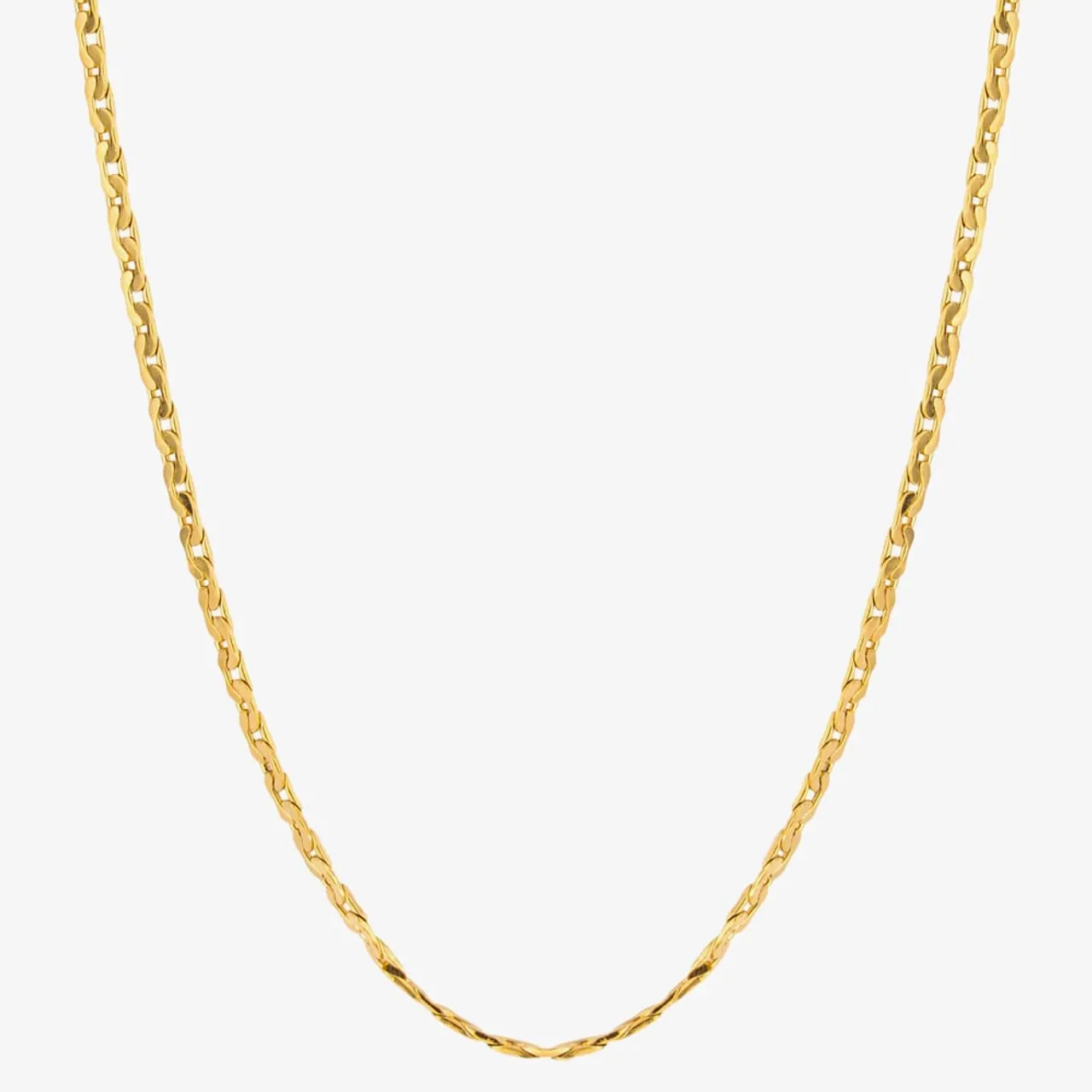 Fred Bennett Everyday Unity Gold Plated Anchor Chain Necklace N4565