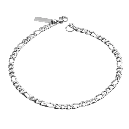 Fred Bennett Stainless Steel Figaro Link Chain Bracelet