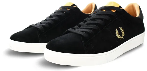 Fred Perry Black Spencer Suede Trainer