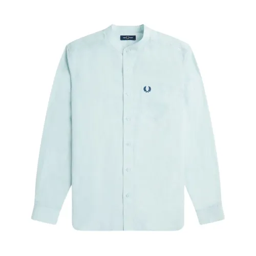 Fred Perry , Casual Shirts ,Blue male, Sizes: