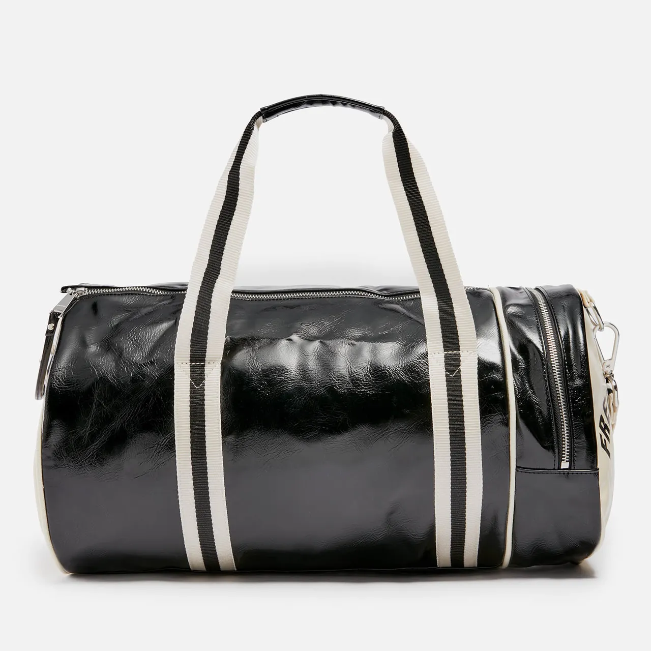 Fred Perry Classic Faux Patent Leather Duffle Bag