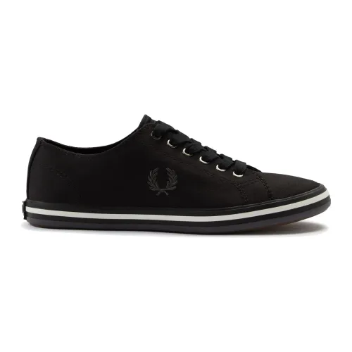 Fred Perry , Classic Plimsoll Sneakers ,Black male, Sizes: