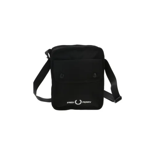 Fred Perry , Compact Cross Body Bag ,Black unisex, Sizes: ONE SIZE