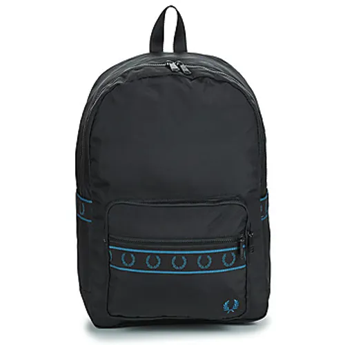 Fred Perry  CONTRAST TAPE BACKPACK  women's Backpack in Black