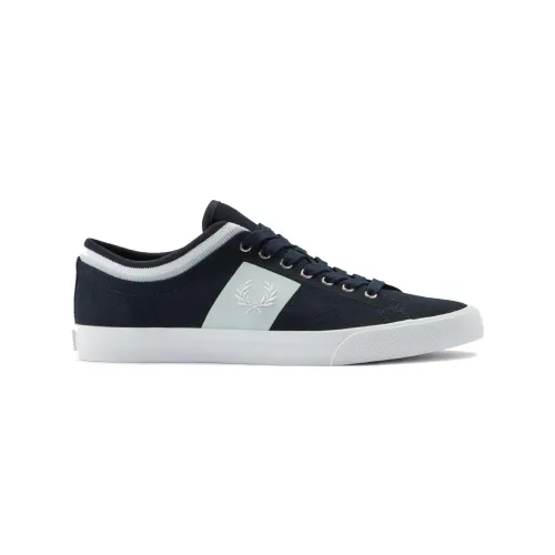 Fred Perry , Fashion-Forward Men`s Sneakers ,Blue male, Sizes: