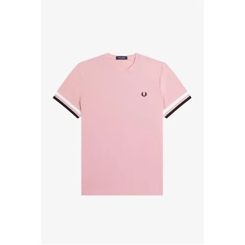 Fred Perry Fred Bold Tipped Tee Sn33 - Pink